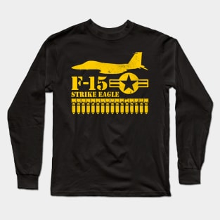 F-15 Strike Eagle (distressed) Long Sleeve T-Shirt